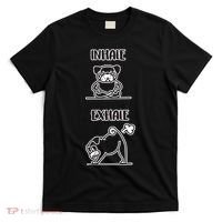 Inhale Exhale Pug T-Shirt thumb 0