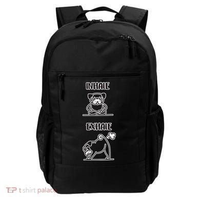 Inhale Exhale Pug Backpack