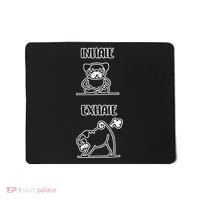 Inhale Exhale Pug Mousepad thumb 0