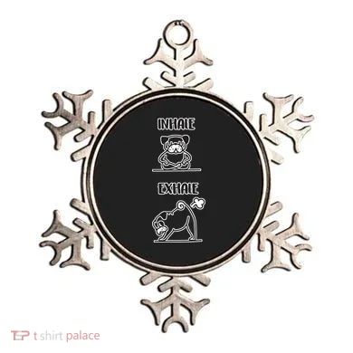Inhale Exhale Pug Ornament