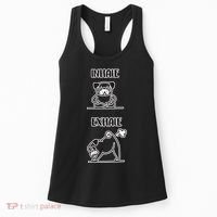 Inhale Exhale Pug Women's Tank Top thumb 0