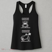Inhale Exhale Pug Women's Tank Top thumb 3