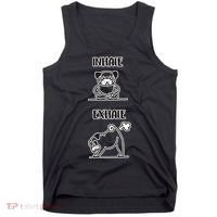 Inhale Exhale Pug Tank Top thumb 0