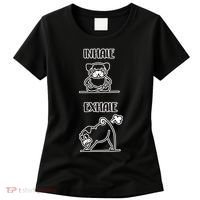 Inhale Exhale Pug Women's T-Shirt thumb 0