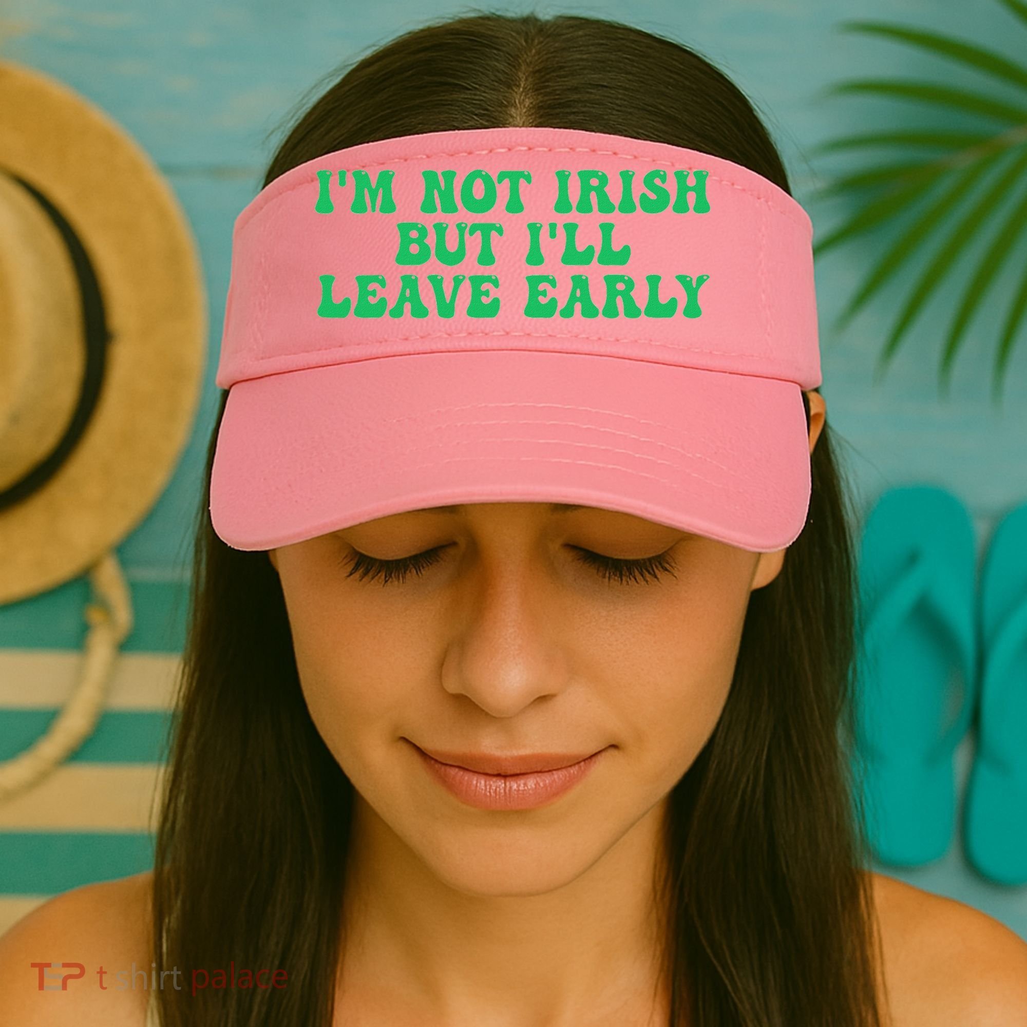 IM Not Irish But ILl Leave Early Visor