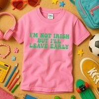 IM Not Irish But ILl Leave Early Kids T-Shirt thumb 3