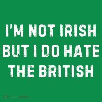 I’M Not Irish But I Do Hate The British Funny Quote Baby Bodysuit thumb 2