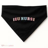 Icu Nurse Intensive Care Unit Nurse Icu Nursing Cute Gift USA-Made Doggie Bandana thumb 0