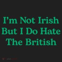 I’m Not Irish But I Do Hate The British Funny St Patrick's Day Irish British Beanie thumb 2