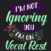 Im Not Ignoring You Im On Vocal Rest Funny Choir Quote Beanie thumb 2