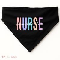 Icu Nurse Intensive Care Unit Nurse Gift USA-Made Doggie Bandana thumb 0