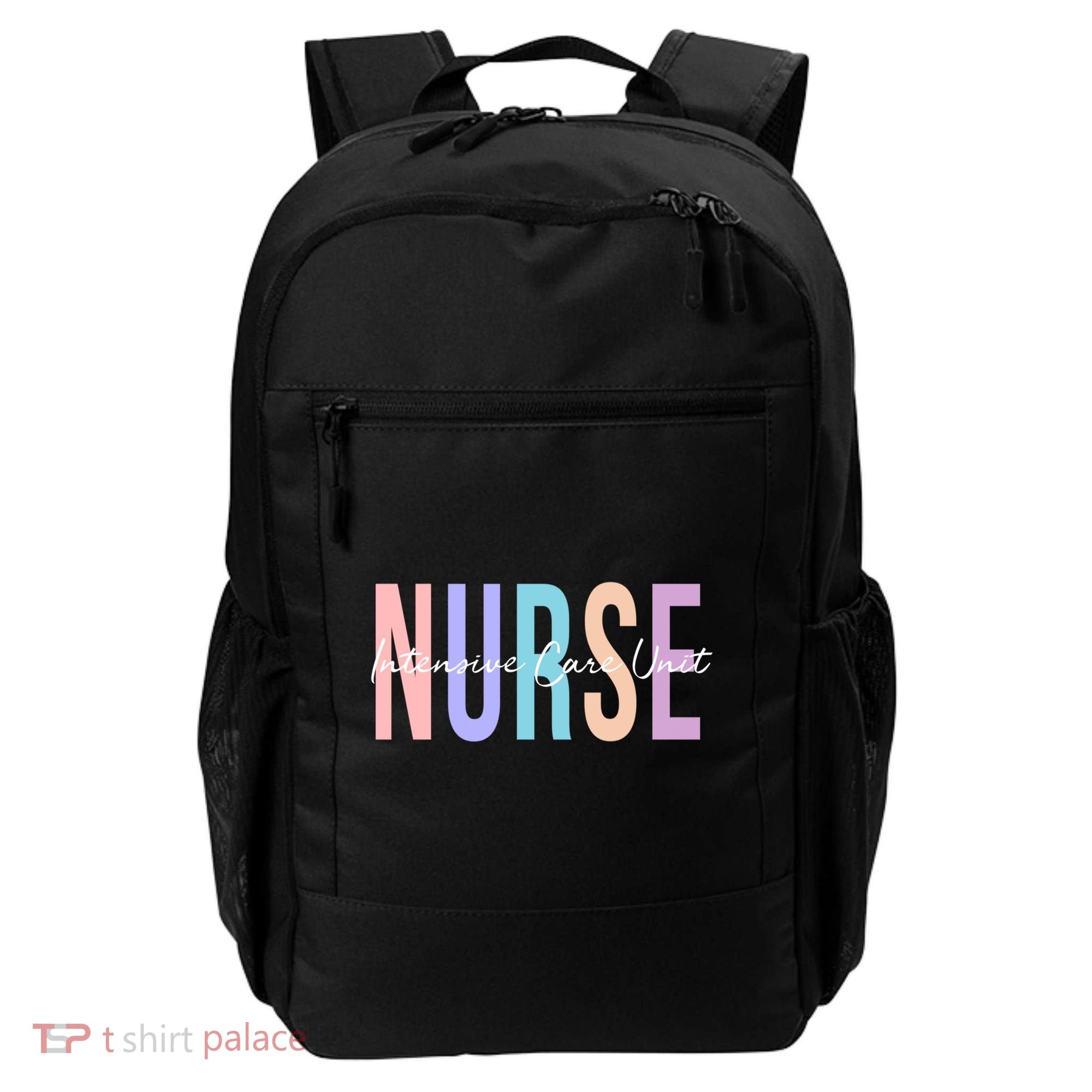 Icu Nurse Intensive Care Unit Nurse Gift Backpack