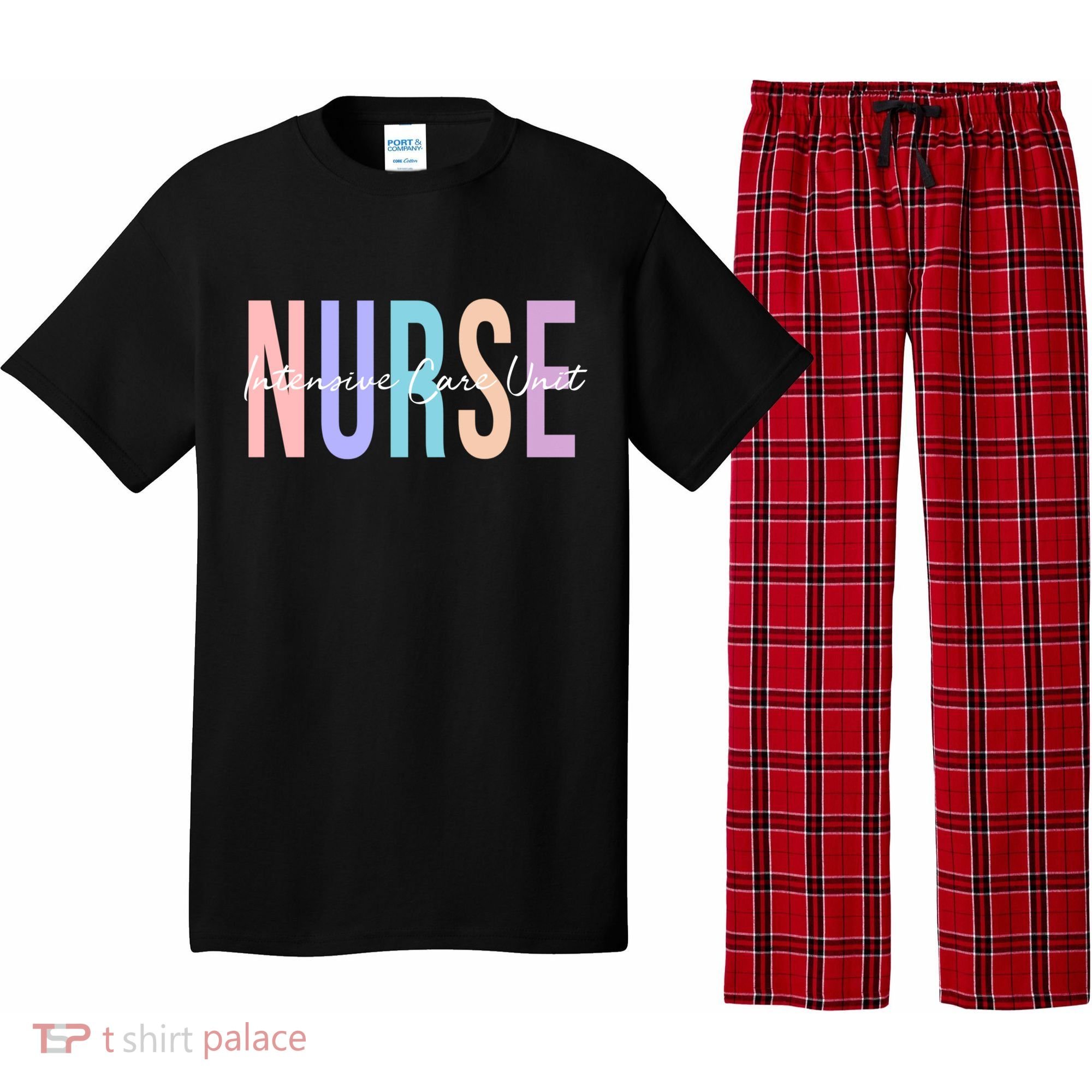 Icu Nurse Intensive Care Unit Nurse Gift Pajama Set