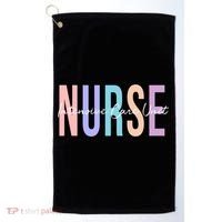 Icu Nurse Intensive Care Unit Nurse Gift Golf Towel thumb 0