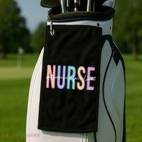 Icu Nurse Intensive Care Unit Nurse Gift Golf Towel thumb 2