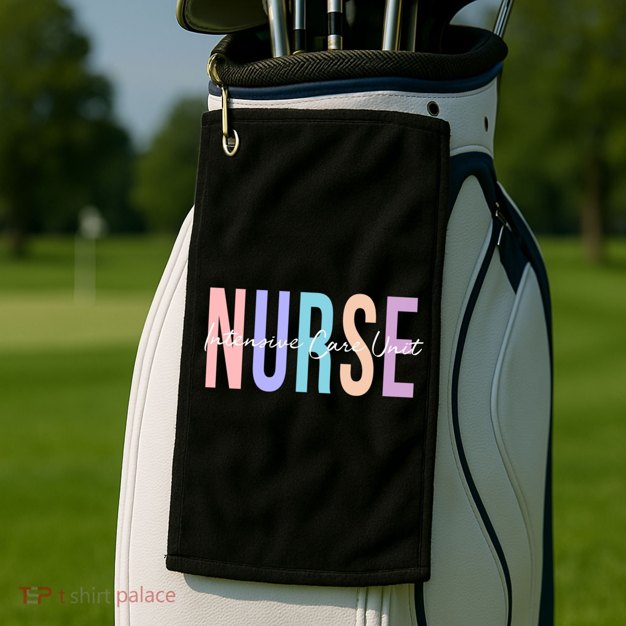 Icu Nurse Intensive Care Unit Nurse Gift Golf Towel