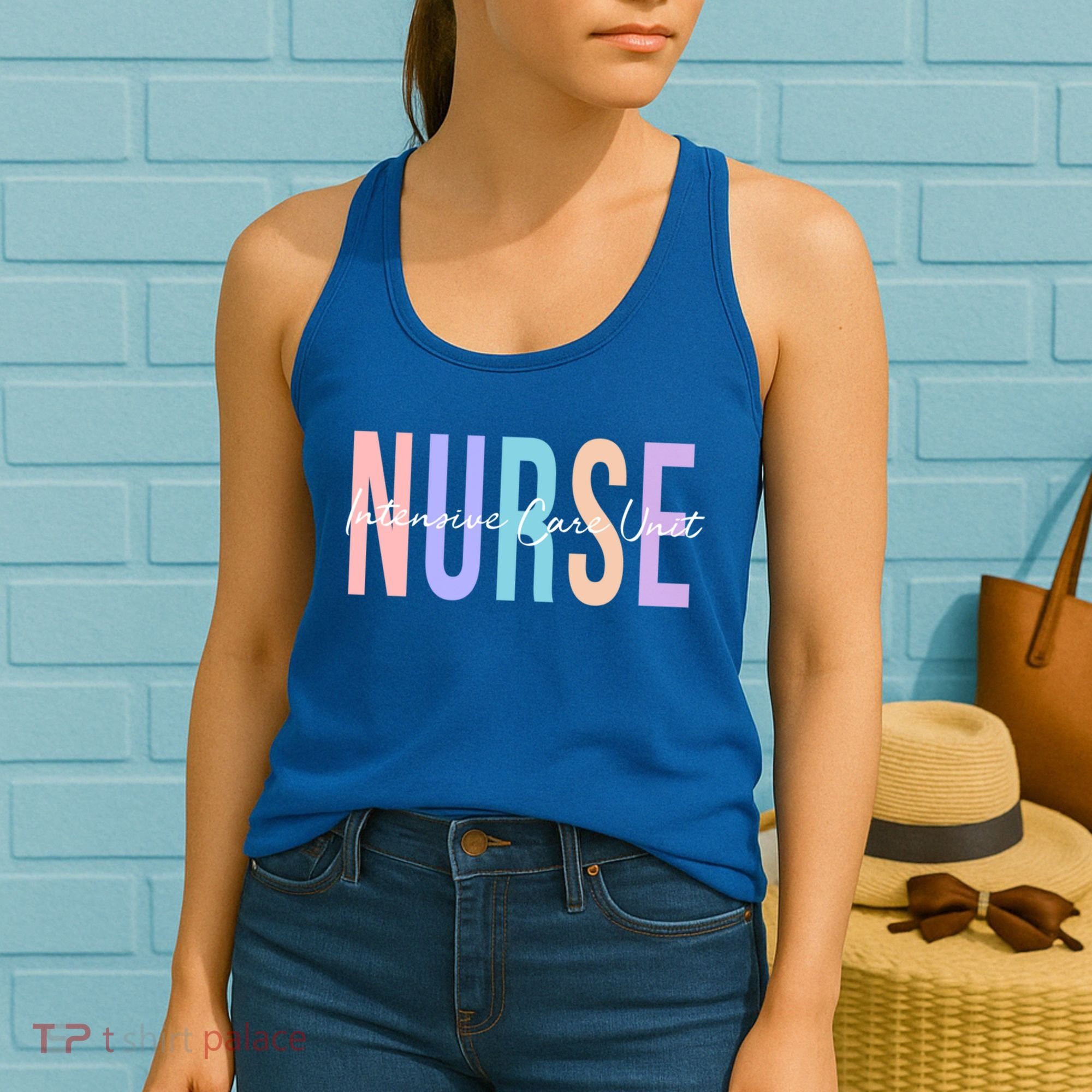 Icu Nurse Intensive Care Unit Nurse Gift Women's Tank Top