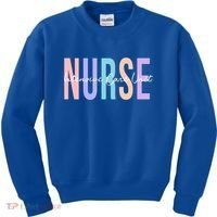 Icu Nurse Intensive Care Unit Nurse Gift Kids Sweatshirt thumb 0