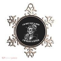 IM Not Just A Mom IM Also A Bitch Skull Ornament thumb 0