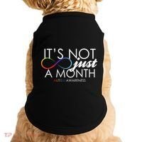 Its Not Just A Month Autism Awareness Doggie Tank thumb 0