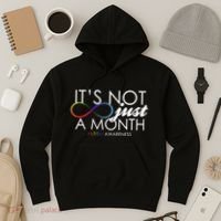 Its Not Just A Month Autism Awareness Hoodie thumb 3