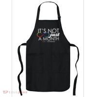 Its Not Just A Month Autism Awareness Apron thumb 0