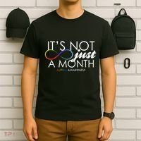 Its Not Just A Month Autism Awareness T-Shirt thumb 6