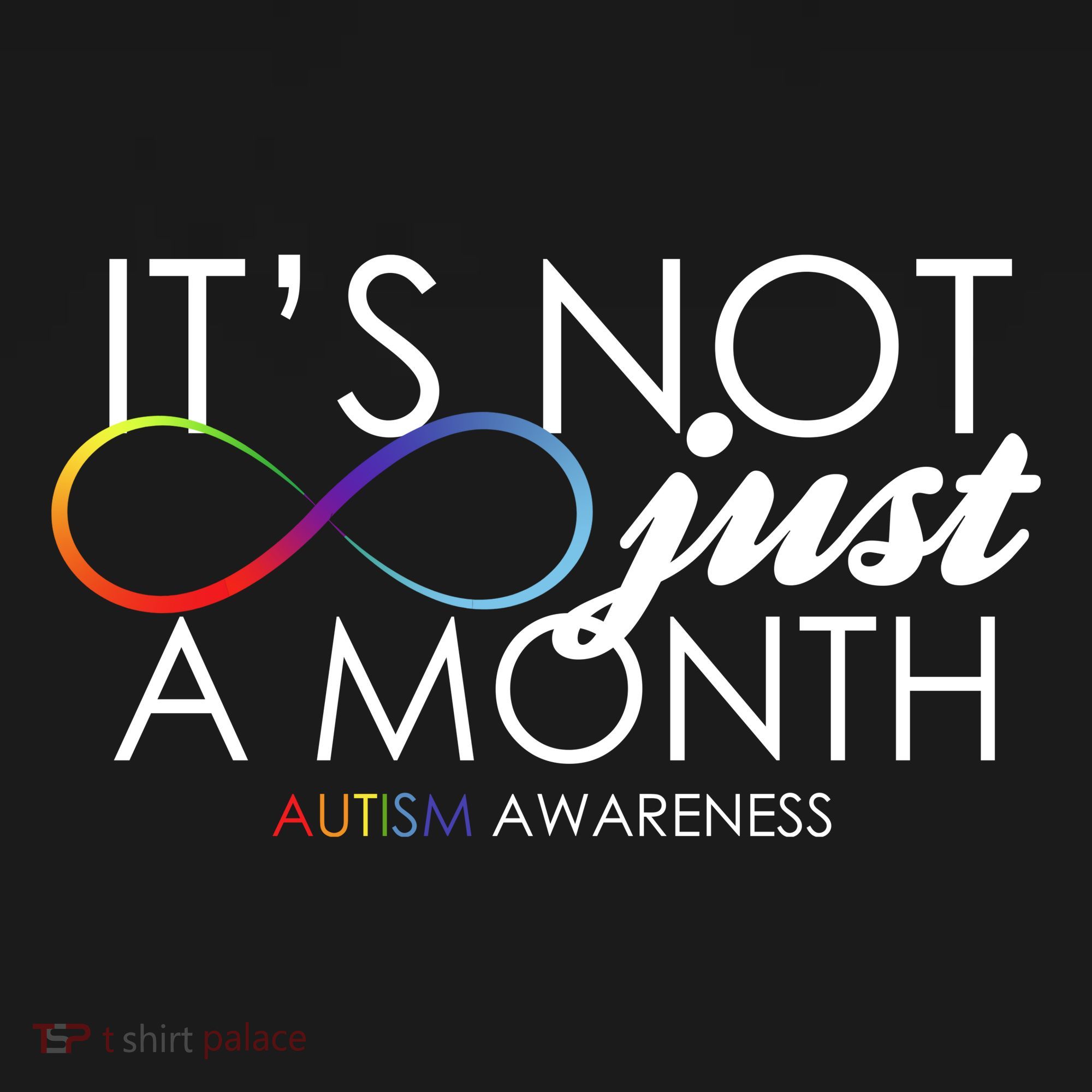 Its Not Just A Month Autism Awareness Coaster