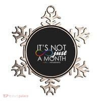 Its Not Just A Month Autism Awareness Ornament thumb 0