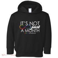 Its Not Just A Month Autism Awareness Toddler Hoodie thumb 0