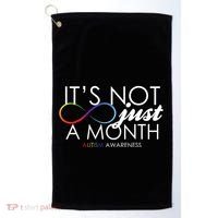 Its Not Just A Month Autism Awareness Golf Towel thumb 0