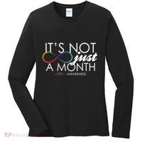 Its Not Just A Month Autism Awareness Women's Long Sleeve Shirt thumb 0