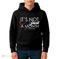 Its Not Just A Month Autism Awareness Kids Hoodie thumb 4