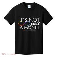 Its Not Just A Month Autism Awareness Kids T-Shirt thumb 0