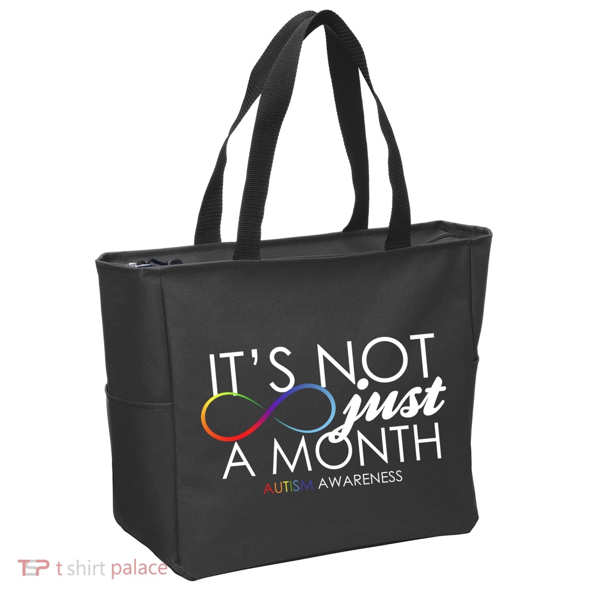 Its Not Just A Month Autism Awareness Tote Bag