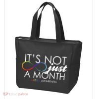 Its Not Just A Month Autism Awareness Tote Bag thumb 3