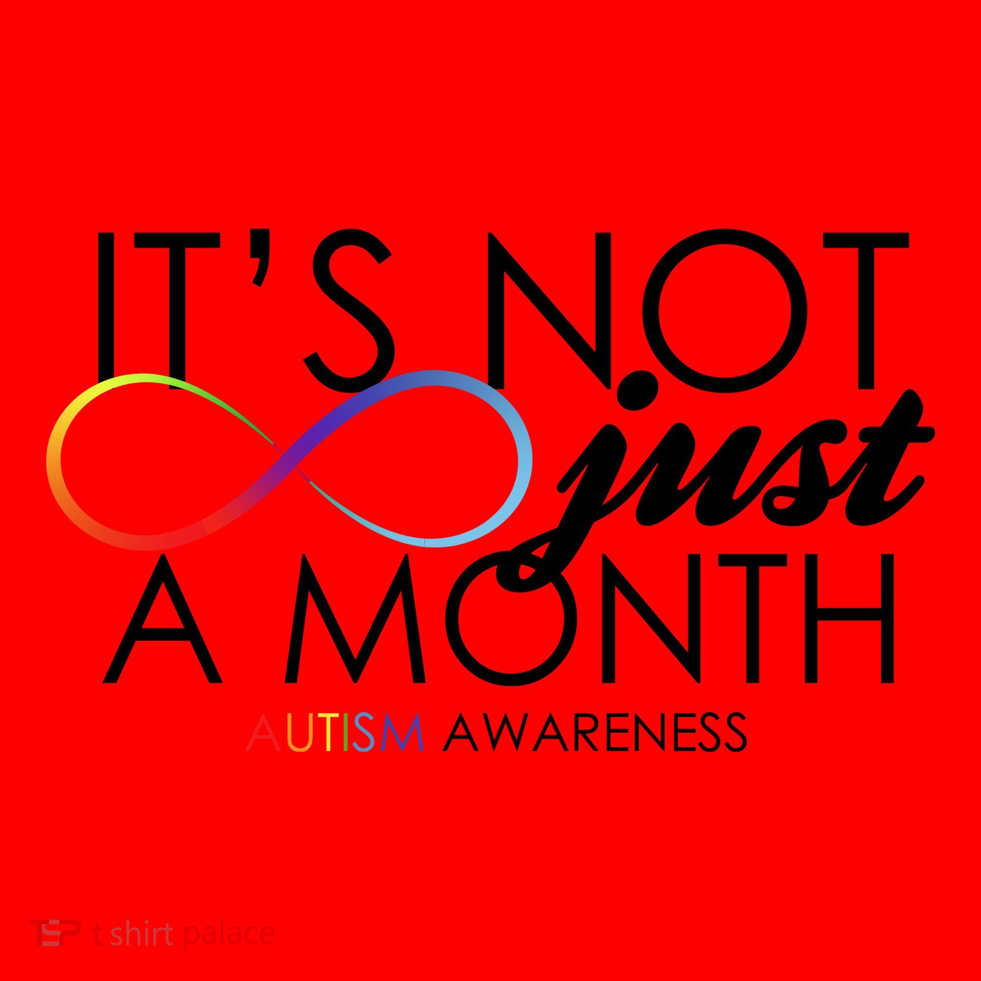 Its Not Just A Month Autism Awareness Santa Hat