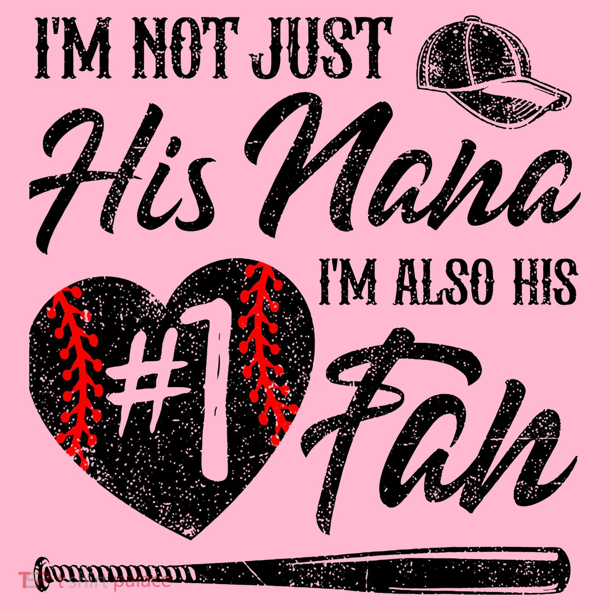 I'm Not Just His Nana I'm His Number One Fan Baseball Cute Coaster