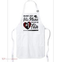I'm Not Just His Nana I'm His Number One Fan Baseball Cute Apron thumb 0