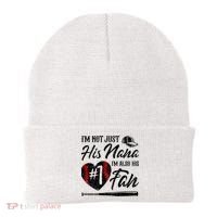I'm Not Just His Nana I'm His Number One Fan Baseball Cute Beanie thumb 0