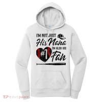 I'm Not Just His Nana I'm His Number One Fan Baseball Cute Women's Hoodie thumb 0