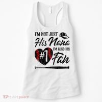 I'm Not Just His Nana I'm His Number One Fan Baseball Cute Women's Tank Top thumb 0