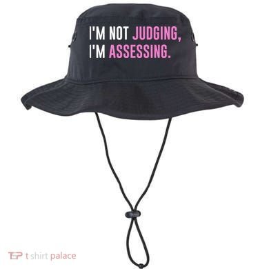 I'm Not Judging I'm Assessing Funny Bucket Hat