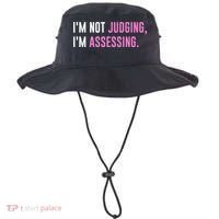 I'm Not Judging I'm Assessing Funny Bucket Hat thumb 0