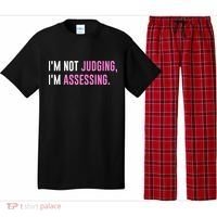 I'm Not Judging I'm Assessing Funny Pajama Set thumb 0