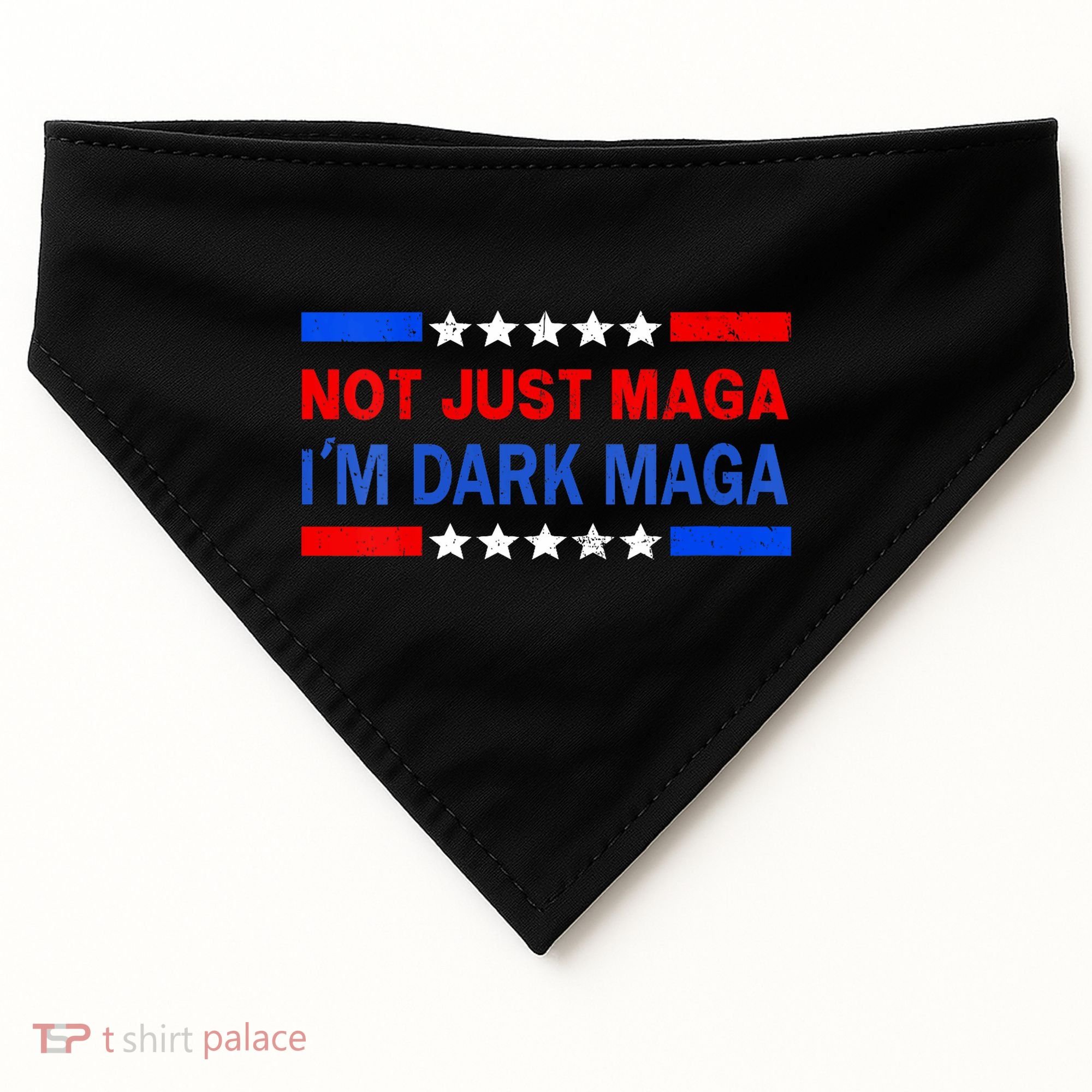 I’M Not Just Maga Im Dark Maga Trump 2024 Elections USA-Made Doggie Bandana