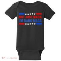 I’M Not Just Maga Im Dark Maga Trump 2024 Elections Baby Bodysuit thumb 0