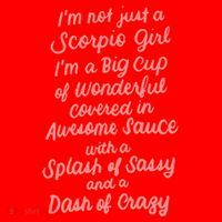 Im Not Just A Scorpio October November Birthday Funny Gift Meaningful Gift Santa Hat thumb 1