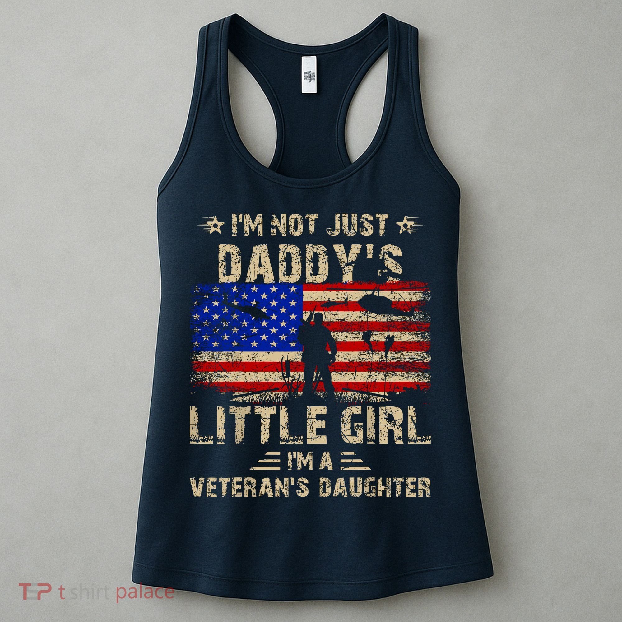 IM Not Just A DaddyS Little Girl IM A VeteranS Daughter Women's Tank Top