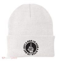 IM Not Just A Mom IM Also A Bitch Beanie thumb 0